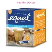 ราคา Equal อิควล ชนิดผง ให้ความหวาน แทนน้ำตาล ไม่มีแคลลอรี่ 1 กล่อง บรรจุ 100 ซอง (42751409813)