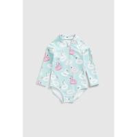 ราคา ชุดว่ายน้ำเด็กผู้หญิง Mothercare Aqua Rashguard Swimsuit UPF50+ HC774 (29017889847)