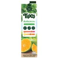 ราคา ทิปโก้น้ำส้มเขียวหวาน 1ลิตร Tipco Tangerine Juice 1ltr. [หมายเลขบาร์โค้ด 8851013794491 ] (54508008505)