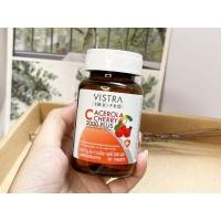 ราคา วิตามินเสริมภูมิคุ้มกัน วิตามินบำรุงผิว VISTRA IMU-PRO C Acerola Cherry 2000 Plus 30 เม็ด (20692474636)