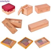 ราคา SOLARBYTE ปริศนาพัฒนาสมองไม้, ปลดล็อค Luban ล็อค IQ Puzzle Mind Brain Teaser, ปริศนาพัฒนาสมอง 3D เปิดกล่องปริศนาไม้ 3D ปริศนาไม้ของเล่นเด็ก (55862734213)