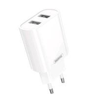 ราคา Hp Remax CHARGER ADAPTER 2.1A DUAL USB ELVES RP-U51 สีขาว (RP-U51-WH)/ORIGINAL TRAVEL ADAPTER FAST CHARGING CAS แบตเตอรี่ชาร์จโทรศัพท์มือถือ ANDROID Good 2 PORT สาย USB ORI ปลอดภัยล่าสุด (25132074463)