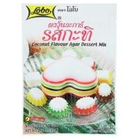 ราคา [สินค้าส่งด่วน] โลโบผงวุ้น กะทิ 60 กรัม LOBO COCONUT AGAR DESSERT MIX 60 G. (28195081099)
