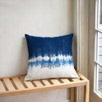 ราคา Shibori Indigo Pillow Cover ปลอกหมอนอิง มัดย้อม สไตล์ชิโบริ แบบญี่ปุ่น (2082242579)