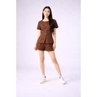 ราคา Xtasy - Sorento Top เสื้อเชิ้ตแขนสั้นผู้หญิง | เสื้ออเวรี่ | เสื้อผู้หญิง - เสื้อเชิ้ตผู้หญิงสไตล์เกาหลี (55751786201)