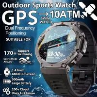 ราคา นาฬิกาสมาร์ททหาร T-Rex 3 Bulit-in GPS Compass Altimeter Barometric 10 ATM IP69K กันน้ำ AMOLED บลูทู ธ โทร Smartwatch (40419368395)