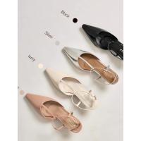 ราคา รุ่น Wilana G2 รองเท้าส้นสูงหัวแหลม สายรัดข้อเท้าสไตล์เกาหลี สูง 2นิ้ว Wilana (42463846900)