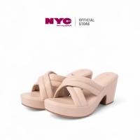 ราคา NYC Womens Amberly Cross-Strap Heels - N72506-CV01SV-52-BEIGE (55901589888)