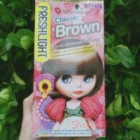 ราคา (299B.)Schwarzkopf Freshlight Milky color สี Classic brown (19751238812)