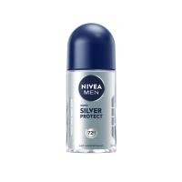 ราคา [สินค้าส่งด่วน] นีเวียฟอร์เมนซิลเวอร์โพรเทคโรลออน50มล NIVEA FOR MEN SILVER PROTECT DEO ROLL ON 50 M (49712459177)