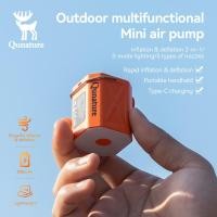 ราคา 【TH Delivery】Qunature ปั๊มลมไฟฟ้า 3-in-1 แบบพกพา ชาร์จ Type-C เป่าลม/ดูดลม พร้อมไฟแคมป์ปิ้ง เหมาะสำหรับที่นอนลมและถุงสูญญากาศ (44755106433)