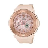 ราคา Casio Baby-G นาฬิกาข้อมือผู้หญิง สายเรซิ่น รุ่น BGA-225,BGA-225CP,BGA-225CP-4A - สีเบจชมพู (1251207552)