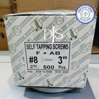 ราคา FAB (+) 8X3" 1BOX WHITE TAPPING SCREWS FAB 8X3" WHITE FLAT HEAD SCREWS 8X3" 7CM (57454797620)