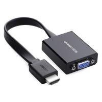 ราคา UGREEN อุปกรณ์แปลงสัญญาณ HDMI TO VGA+MICRO USB รุ่น 40248 ความยาวสาย 25 ซม. (20281341586)