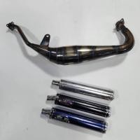 ราคา ท่อสูตร คอท่อสูตรงานดิบ ลอดท้อง DASH + ปลายท่อ SJR สีเงินจุกเลสAliceInw (52660899342)