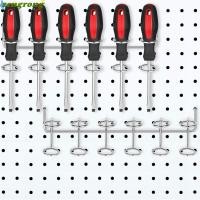 ราคา ZENGRONG ตะขอ Pegboard เหล็กม้วนเย็นสีเงิน ตะขอแขวนหกห่วง อุปกรณ์เสริม (49062122075)