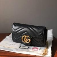 ราคา Gucci supermini marmont สีดำ ปี2019 (3619565236)