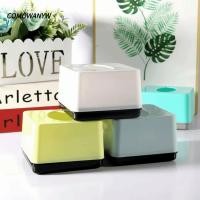 ราคา COMONYW ที่ใส่ผ้าเช็ดปาก, กล่องทิชชู่ทรงสี่เหลี่ยมพลาสติก, ใช้ในบ้านทิชชู่สีทึบทนทาน (55211613555)