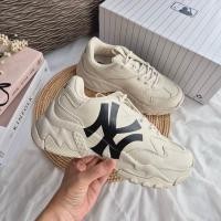 ราคา พร้อมส่ง [ใช้โค้ด30%ลด฿1,000] ของแท้‼️ MLB Bigball chunky สี offwhite logo NY สีดำ ใส่แล้วสูงขึ้น 6cm ⬆️ (27512786475)