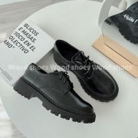 ราคา 1611-2 รองเท้าผูกเชือกผู้หญิง อ็อกซ์ฟอร์ด พร้อมพื้นสูง 4.5 ซม (25629644443)
