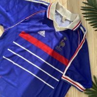 ราคา (เสื้อลิขสิทธิ์แท้)เสื้อบอลทีมชาติ France 1998(L) (8117353562)