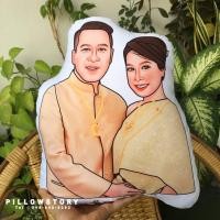 ราคา #418​ หมอนสกรีน​ หมอนวาดคู่2คน​ ขนาด80cm. หมอนสั่งทำพิเศษ​ #หมอนคู่ #PILLOWSTORY​ (9119994035)