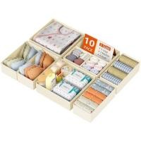 ราคา และชุดชั้นใน, DIMJ ( Dividers Drawer Organizer, สําหรับ Dresser Dresser ผ้าถุงเท้า Pack Organizers Nursery, ที่เก็บลิ้นชัก, เสื้อผ้า 12 ชิ้น, ถังพับได้, ตู้เสื้อผ้าเด็ก, ออแกไนเซอร์ (40681475955)