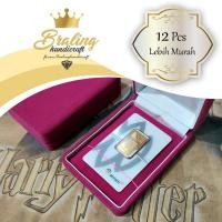 ราคา MERAH Antam UBS LM MiniGold Gold Box Precious Metal Velvet Pink Big Long Gift Box Gift Box Gift Box (44323044116)