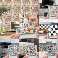 ราคา AHMED 10 ชิ้นกระเบื้องโมเสคสติ๊กเกอร์ติดผนัง, PVC 3D โมเสคคริสตัลกระเบื้องสติกเกอร์, ศิลปะภาพจิตรกรรมฝาผนัง Self-Adhesive DIY กันน้ําอิฐสติกเกอร์กระเบื้องห้องนอน (49363280188)