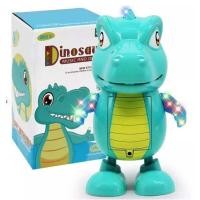 ราคา LED Light Music Dancing Dinosaur Fun Electric Model Dinosaur LED Light Sound Walking Kids Children's Gift Toy (29330016196)