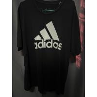ราคา เสื้อสีดำคอกลม Adidas มือสองอก46 (53853844832)