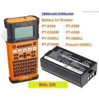 ราคา OrangeYu 2600mAh/3300mAh Battery BA-E001 for Brother PT-E300, PT-E500, PT-E550W, PT-H300, PT-H500LI,PT-P750W,P-touch H30 (53712836956)