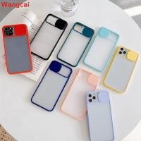 ราคา Slide Camera Lens Protection For iPhone SE 2020 7 8 6 6s Plus Phone Case Matte Protect Transparent Clear Shockproof Case Cover (5235788570)