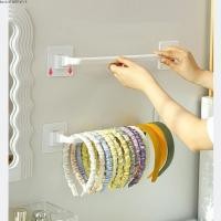 ราคา BACKSTAGEEET4FC3 Hair Band Storage Self, Multifunctional Wall Mounted Scrunchies แถบคาดศีรษะ Rack, No-Punch ผม Hoop Storage ผู้ถือแถบคาดศีรษะ (54556580337)