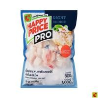ราคา บิ๊กซี แฮปปี้ ไพรซ์ โปร เนื้อปลาแพนกาเซียสดอร์รี่หั่นชิ้นติดเนื้อท้อง แช่แข็ง 800 ก. (52663265636)