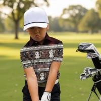 ราคา เสื้อกอล์ฟเด็ก Flyght Kid Polo Golf Shirt Authentic Monkey Golf (26768089162)