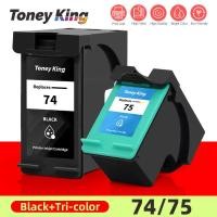 ราคา โทนี่ KING 74XL 75XL เปลี่ยนตลับหมึกสำหรับ HP Deskjet D4260 D4263 4360 D4368 Officejet J5725 (24009223041)