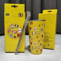 ราคา แก้วเลย์xBT21 แก้วเก็บอุณหภูมิ ร้อน-เย็น ครบรอบ Lay's 30 ปี ของใหม่ในกล่อง BT21 พร้อมส่ง แก้วเก็บความเย็นใส่ร้อน-เย็นได้ (43171924814)