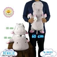 ราคา ตุ๊กตาฮิปโป 50,60,80 cm เส้นใยไมโครนุ่มมาก ซักเครื่องได้ ตุ๊กตา ฮิปโป แท้ Hippo doll micro alicdolly (737680081)