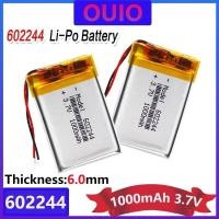 ราคา 2 Polymer Battery 1000mAh 3.7V602244 Smart Home MP3 Speakers Li-ion Battery For Dvd,GPS,mp3,mp4,mp5 Cell Phone,Speaker (28336717617)