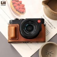 ราคา เหมาะสําหรับ leica leica D-LUX8 เคสป้องกันกล้องซองหนัง D-LUX7 ของแท้หนังฐานกระเป๋ากล้องอุปกรณ์เสริม (46762969926)