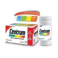 ราคา [สินค้าส่งด่วน] เซนทรัม ผลิตภัณฑ์เสริมอาหาร 108 เม็ด CENTRUM DIETARY SUPPLEMENT 108 TABLETS (42431818599)