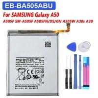 ราคา แบตเตอรี่สําหรับ Samsung Galaxy A50 A505F SM-A505F A505FN/DS A505GN/DS A505W A30s A30 SM-A507FN A50S, EB-BA505ABN-BA4000mAh,BU (56312143183)