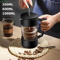 ราคา ANTAOT หม้อต้มกาแฟแบบกดฝรั่งเศส, แก้ว Borosilicate ชาทนความร้อน Coffee Brewer, creative 350/600/1000ML Tea Maker (54450889991)