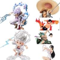 ราคา ฟิกเกอร์การ์ตูนอนิเมะ One Piece Nika Monkey D. โมเดลฟิกเกอร์ Luffy Gear 5 Ace Zoro Sanji Hancock Mih (54303265089)