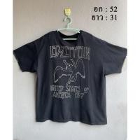 ราคา เสื้อวง LED-ZEPPELIN มือสองงานเก่าเก็บ (21130125753)