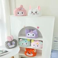 ราคา น่ารักการ์ตูนตุ๊กตากระเป๋านุ่มกระเป๋าเก็บสําหรับแต่งหน้าออแกไนเซอร์เครื่องเขียนกรณีดินสอ (40230399475)