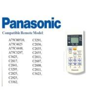 ราคา Panasonic รีโมทคอนโทรลเครื่องปรับอากาศรถยนต์ A75C4625 A75C4448 C3625 C2817 C2841 C3295 C2825 CS-PC9QKH PV18RKH 4448 ใหม่ PANASONIC AIRCON REMOTE สําหรับ 4448 (45901794915)