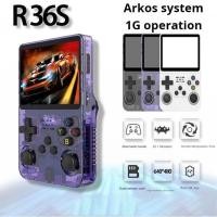 ราคา R36S เครื่องเล่นเกมพกพา Linux พื้นที่เก็บข้อมูล 64GB เกมอาร์เคด GBA แบบพกพา เครื่องเล่นเกม PSP แบบพกพา (46354798449)