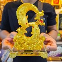 ราคา รูปปั้น สูง 16 ซม. รูปปั้นปลา ปลา ปลาเลข8 เลข8 เลขมงคล รูปปั้นมงคล (58004616770)